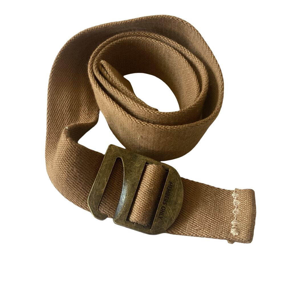 Members Only Tactical Brown Adjustable Belt